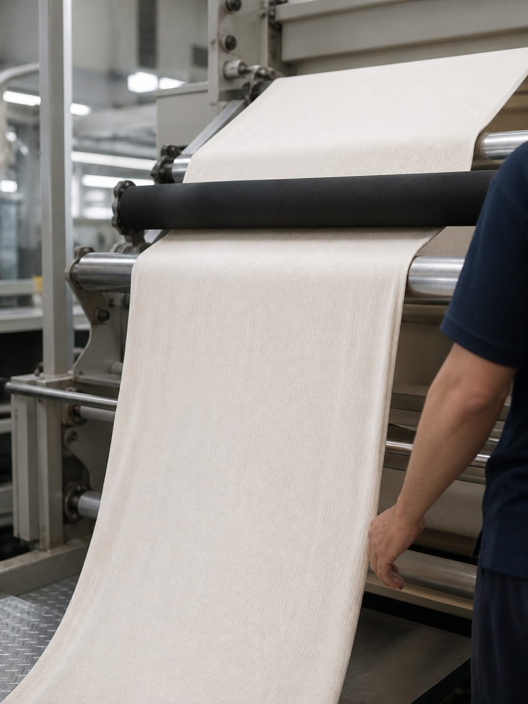 Finishing stage of the Servoknit manufacturing process
